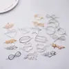 Presilha de Liga Estilo Coreano Nova Metal Pentagonal Laço Grampo de Cabelo Sapo Fivela de Grampo de Cabelo Cupido Acessório de Cabelo Coração