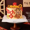RICH RICH pegamento suave golpea RICH Dios de la Riqueza decoración de pastel en línea RICH moneda de cobre tarjeta de mesa de postre enchufe