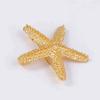 Personalidad transfronteriza simple moda aleación estrella de mar todo partido broche playa marina ocio estilo vacacional mujer