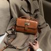 Bolso de mano retro tejido de piel de vaca para mujer, nuevo bolso bandolera de axila, retro, de cuero genuino, para mujer, bolso de hombro de lujo ligero, bolso pequeño