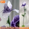 Flores artificiales de amapola de gran tamaño, combinación de flores de papel hechas a mano, flor de moda para redes sociales, centro comercial meichen, escena de boda, decoración de flores de papel