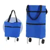Carrito de compras plegable portátil, Carrito de compras, Carrito ligero con ruedas, Entrega exprés, Carrito de mano para el hogar, Remolque pequeño
