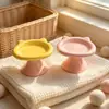 Cuencos de cerámica para mascotas transfronterizos al por mayor, platos elevados de cerámica para mascotas con forma de oso, latas de comida para gatos, platos de alimentación y cuencos de comida