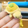 Mini Resina Fruta y Verdura Tortuga Animal Llavero Colgante Dibujos Animados Lindo Llavero Colgante Pareja Bolsos Accesorios