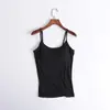 Camisole Feminina Modal Plus Size Mais Vendida Transfronteiriça com Sutiã Embutido, Top Casual Soltinho