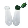 Produção de Garrafa de Tempero Líquido para Pet Espessada 350ml Transparente Molho de Soja Vinagre Óleo de Gergelim Garrafa para E-commerce Amostra Expressa