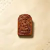Madera de Azufaifo Thunderstruck 46 Talismán de Paz Zhao Gongming Gran Emperador Zhenwu Juguete Cultural de Madera Colgante con Tallado Exquisito Amuleto Cuerda para Llevar Envío
