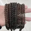 Pedras soltas de obsidiana de gelo de alta qualidade natural contas redondas de obsidiana de gelo pulseira DIY acessórios de pulseira atacado