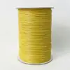 Linha de Cera Sul-Coreana 1mm Cordão de Cera Redondo Cordão de Cera para Joias Cordão de Cera para Colar Pulseira de Corda de Couro PU Pingente de Linha de Cera Wen Play Corda Trançada
