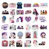 Novo 74 Transfronteiriço K-Pop Caça às Bruxas Grupo Feminino Grupo Masculino Diabo Desenho Animado Animação Grafite Criativo Adesivos Bidimensionais