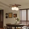 Lámpara de Restaurante Estilo Francés de Mediados de Siglo, Araña Magic Bean para Dormitorio, Araña Creativa Retro de Ratán para Bar, Lámpara Decorativa para B&B