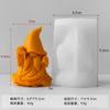 Molde de Anão de Halloween Transfronteiriço Anão Idoso Sem Rosto Enfeites Decorativos Ferramenta de Moagem de Gesso para Vela de Aromaterapia DIY
