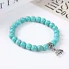 Pulsera turquesa especial AliExpress estilo bohemio creativa tortuga árbol de la vida colgante pulsera venta al por mayor transfronteriza