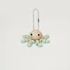 Colgante de Pulpo Impreso en 3D, Llavero Lindo, Juguete Articulado de una Sola Pieza Multicolor Móvil, Colgante Pequeño Creativo Infantil