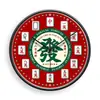 Reloj de Pared Popular Modelo 2026 para Sala de Mahjong, Reloj de Pared Decorativo para Sala de Ajedrez y Cartas, Reloj de Pared Silencioso Creativo para Sala de Estar