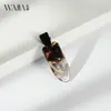 Novo Grampo de Franja Acetato Sem Costura Outono/Inverno Wjia para Mulheres, Presilha Lateral Versátil Grossa, Acessório de Cabelo Tipo Bico de Pato