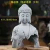 Decoración de Sala de Té con Flores para Jardinería Estilo Chino, Adorno para Acuario Sakyamuni, Figura de Buda para Entrada del Hogar