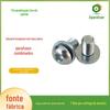 RM Inner Hexagonal Flat Pad Dois Parafusos Combinados M6*12 Alta Resistência 8.8 Grau Ecológico Orquídea Zinco Vendas Diretas da Fábrica