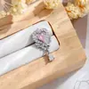 Nova Exquisite Niche Varinha Mágica Asa de Coração Pingente Gota d'Água Parafusável Piercing de Cartilagem Stud Ósseo da Orelha