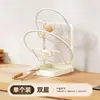 Estante para tapas de ollas de cocina, estante de almacenamiento de cocina para encimera, soporte vertical multifuncional para espátulas, estante de almacenamiento para tablas de cortar