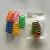 Juguetes de resorte de plástico de colores para gatos al por mayor juguetes divertidos para gatos mascotas suministros para gatos juguetes interactivos para gatos