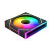 Ventoinha de gabinete Prism 7ª geração espelho plano pro silenciosa 12CM computador de mesa ARGB ventoinha de resfriamento controle de temperatura alta velocidade