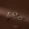 Pendientes de clip sin perforación plata de ley S925 moda lujo ligero alta gama aretes simples versátiles accesorios para orejas sin perforar venta al por mayor