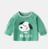 Camiseta de manga larga para bebé, top para bebé, camiseta básica de otoño para niños, ropa de primavera y otoño para niños, ropa para niñas, conjunto de otoño para recién nacidos