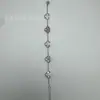 Pulseira Trevo de Quatro Folhas Versão Alta 13mm Transfronteiriça Leve Luxo Simples Natural Madrepérola Laser Versátil Pulseira Atacado