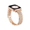 Adequado para Iwatch8-1 Geração, Pulseira de Metal Exclusiva para Apple Watch Cravejada com Diamantes Estrelados, Pulseira de Colmeia com Acabamento de Alto Padrão