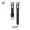 Adecuado para pulsera Xiaomi Xiaomi de 9/8ª generación, correa de cuero vaquera hueca de metal en forma de T.