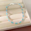 Pulsera Rectangular con Broche Incrustado de Circonita, Pulsera de Lujo Sencillo de Nicho de Gama Alta, Joyería Simple y Elegante, Refinada y de Gama Alta