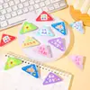 Clip de Triángulo de Texto Inspirador para Niños, Clip para Notas, Clip Acrílico Antivuelco, Clip para Esquina de Examen, Regalo para Estudiante