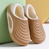 Pantuflas de Algodón Impermeables para Hombre en Otoño e Invierno Nuevo Estilo Casual para Exteriores Felpa Cálida Suela Suave Antideslizantes Resistentes al Desgaste Pantuflas de Algodón para Mujer Venta al por Mayor