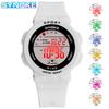 Reloj Electrónico para Estudiantes, Hombres y Mujeres, Luminoso de Colores, Multifuncional, Resistente al Agua, Estilo Coreano, Rosa, Nuevo Producto Nacional, Diseño Delgado y Ligero, Digital