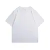 Camiseta de algodón puro de peso pesado, cuello redondo, manga corta, color liso, corte holgado, unisex, venta al por mayor desde fábrica, alta relación costo-rendimiento