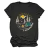 Amazon eBay sitio independiente moda casual para mujer "odio a la gente" camiseta de manga corta con cuello redondo para exportación