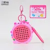 Llavero de tablero de dibujo de acero magnético kappibala, lindo capibara de dibujos animados, tablero de escritura, colgante para mochila escolar de estudiante