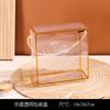 Bolsa Tote Transparente para Hornear Crujiente de Copo de Nieve Regalo Boda Caja de Embalaje para Dulces Regalo Souvenir Portátil Caja de Embalaje Transparente