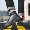 Botas de verano tipo Martin, estilo de caña alta, botas de cuero negro, botas de trabajo impermeables, geniales y con estilo, botines cortos estilo motocicleta