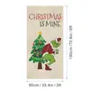 Amazon Transfronterizo Cubierta de Puerta Navideña Merrychristmas Elementos de Grinch Bandera Colgante Cortina de Puerta