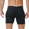 Boxers Moldeadores Ajustados para Hombre que Realzan y Levantan las Caderas con Sexy Trasero Falso y Almohadillas de Esponja Extraíbles