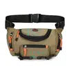Nueva Bolsa de Cintura Táctica Multifuncional para Hombre, Bolso Cruzado para Hombro de Ocio al Aire Libre y Deportes, Bolso de Pecho de Gran Capacidad para Ciclismo y Montañismo