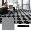 Tapete Quadrado Autoadesivo Resistente a Manchas Arranhões de Gato Isolamento Acústico Tapete de Piso Sala de Estar Quarto Quarto de Crianças Renovação de Piso de Cimento Tapetes de Piso Intertraváveis
