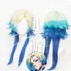 Wig de Cosplay Caesar de Prisión Azul Xiaoyouyou Cuero Cabelludo Artificial Capa Superior Degradado Gradiente Anime Peluca de Cosplay