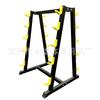 Suporte para Halteres com Tubos de Aço Espessados, Suporte para Barra para Uso Doméstico e Comercial, Equipamento de Fitness, Suporte Duplo para Kettlebells, Tipo Móvel em Forma de A