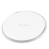 Carregador sem fio metal criativo redondo carregador sem fio para celular Apple Android com função sem fio carregamento