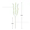 Planta Artificial con Ramas de Frijol Largo, Enredadera de Plástico Verde tipo Eucalipto para Colgar en Pared, Hojas Verdes, Decoración de Cesta Colgante, Arte Floral de Pared