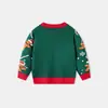 2026 Nuevo Suéter Cardigan de Navidad Hombre de Jengibre Europeo y Americano Otoño e Invierno para Niños y Niñas Chaqueta de Punto para Bebé Ropa Exterior