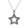 Collar con colgante de trébol de cuatro hojas calado transfronterizo, amor, estrella de cinco puntas, para mujer, de alta gama, versátil, personalidad simple, joyería al por mayor